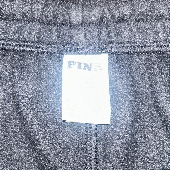 NWOT PINK Victoria's Secret Black Wide Leg Velour Jumpsuit - Picture 7 of 9